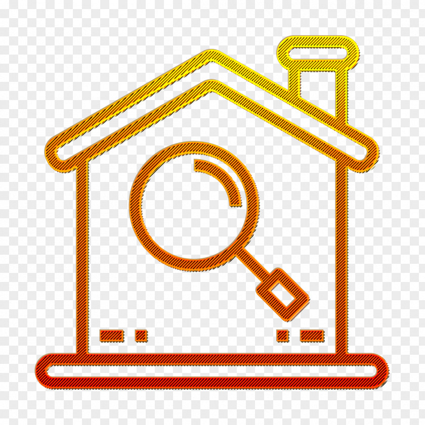 Real Estate Icon Search Home PNG