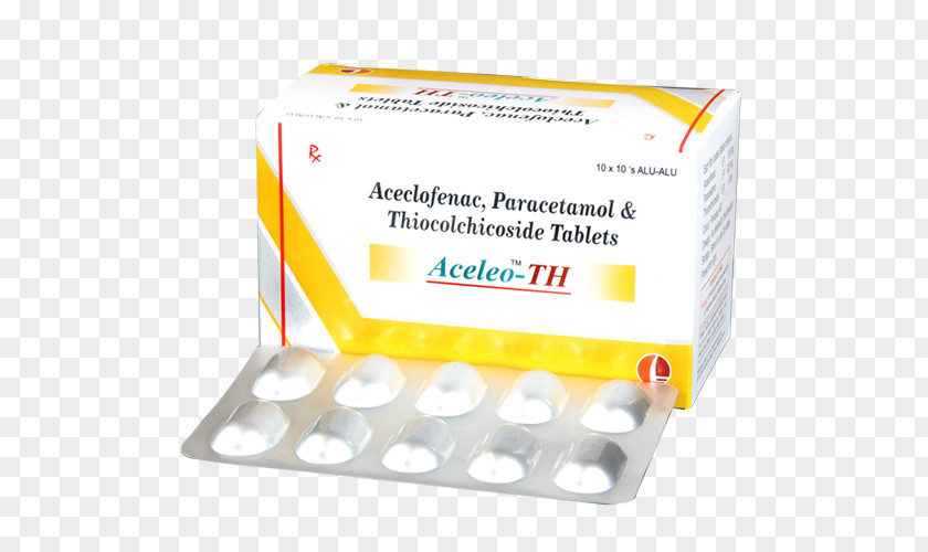 Tablet Drug Thiocolchicoside Anti-inflammatory Capsule PNG