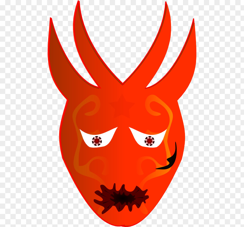 Devil Lucifer Mask Clip Art PNG