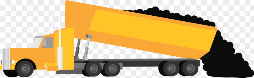 Dump Truck Cargo Transport Motor Vehicle PNG