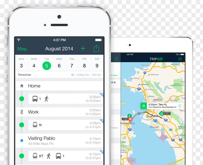 Smartphone Multimodal Transport Mobile App Google Trips PNG