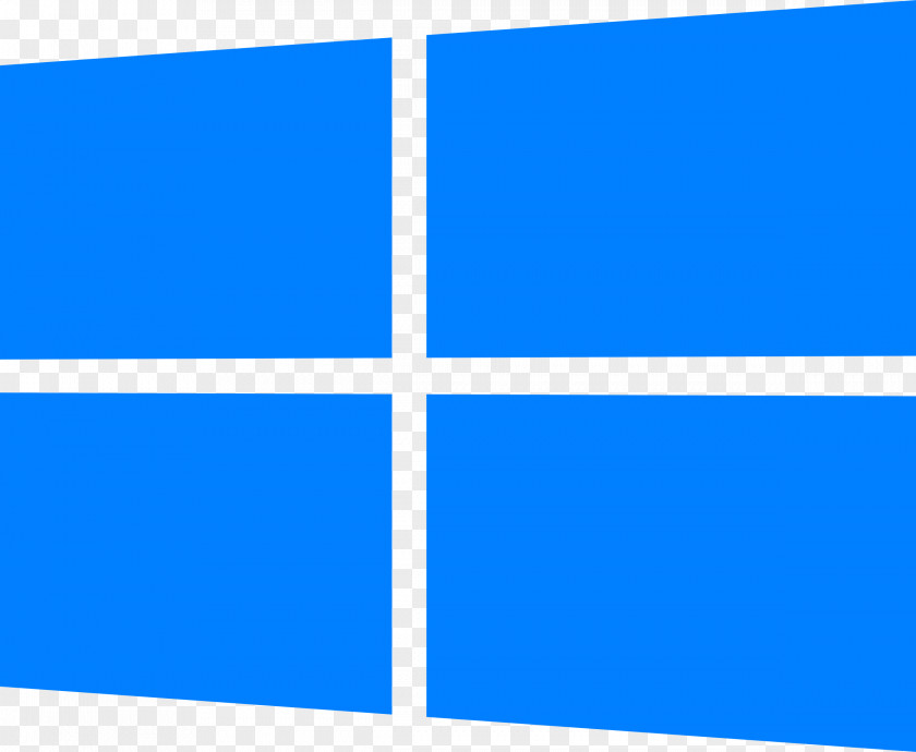 Windows Logos Electric Blue Cobalt Aqua Rectangle PNG