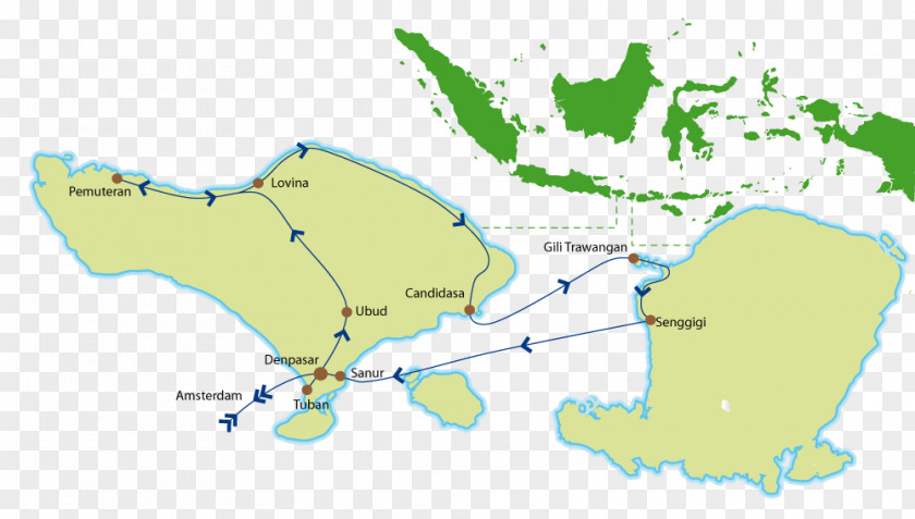 Bali Indonesia Map Clip Art PNG