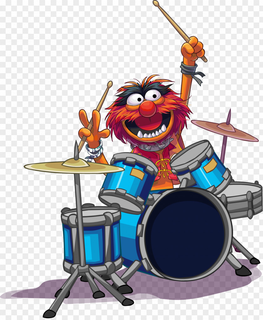 Drummer Animal Drums The Muppets PNG