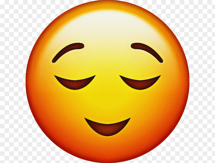 No Expression Pleased Happy Face Emoji PNG