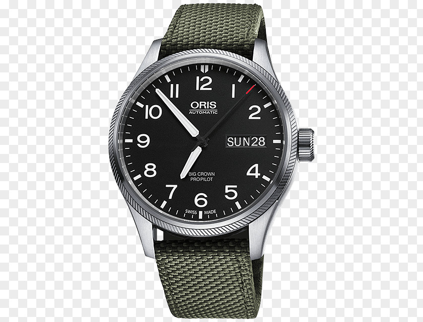 Watch ORIS BIG CROWN PROPILOT DAY DATE Hölstein Clock PNG