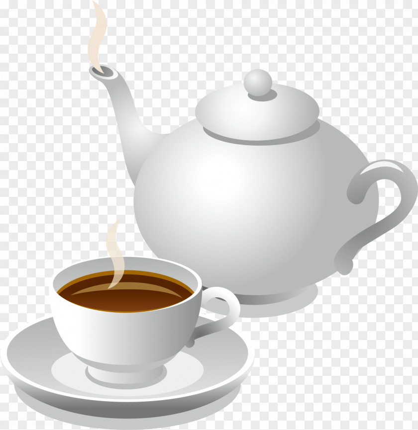 White Coffee Cappuccino Earl Grey Tea PNG