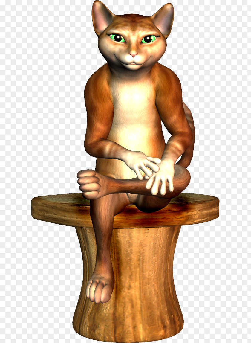 Cat Figurine Tail PNG