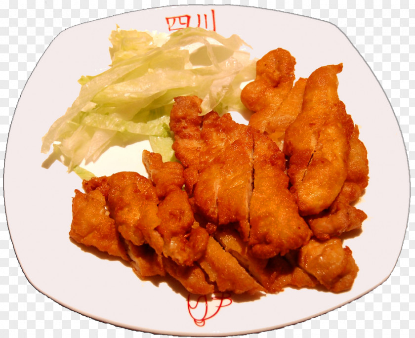 Fried Chicken Crispy Nugget Frying PNG