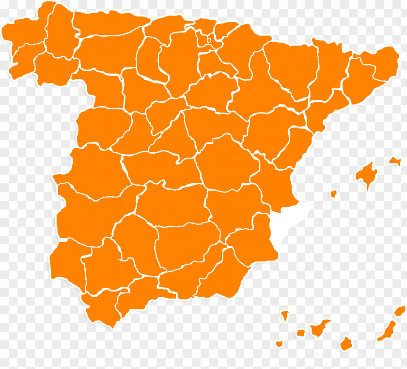 Map Spain Blank PNG