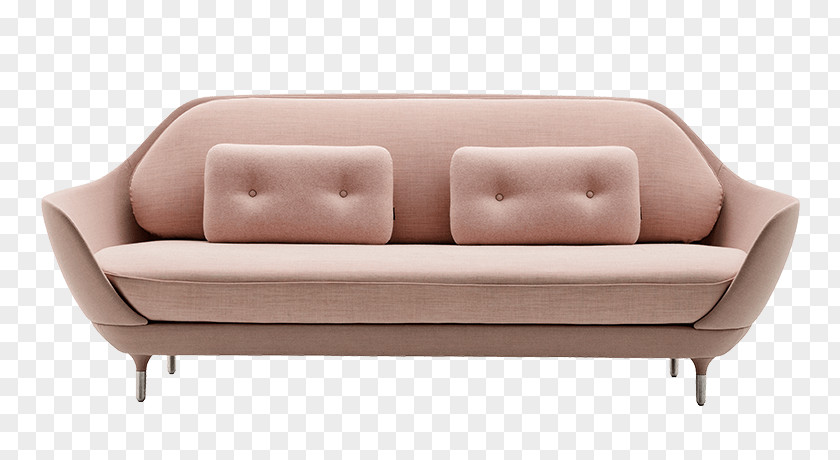 Pink Sofa Couch Fritz Hansen Furniture Swan Chair PNG