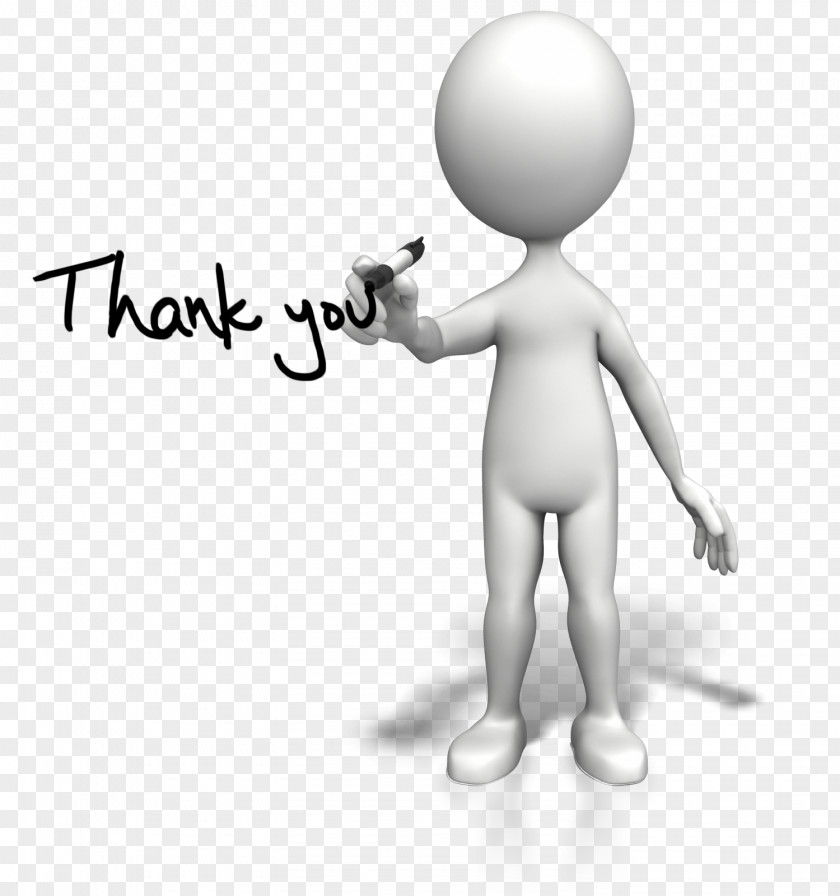 Thank You Stick Figure Drawing Animation Clip Art PNG