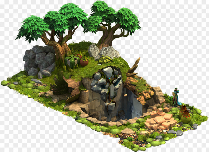 Elvenar Bonsai Elf Tree Building PNG