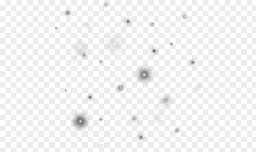 Floating Stars Monochrome Photography White PNG