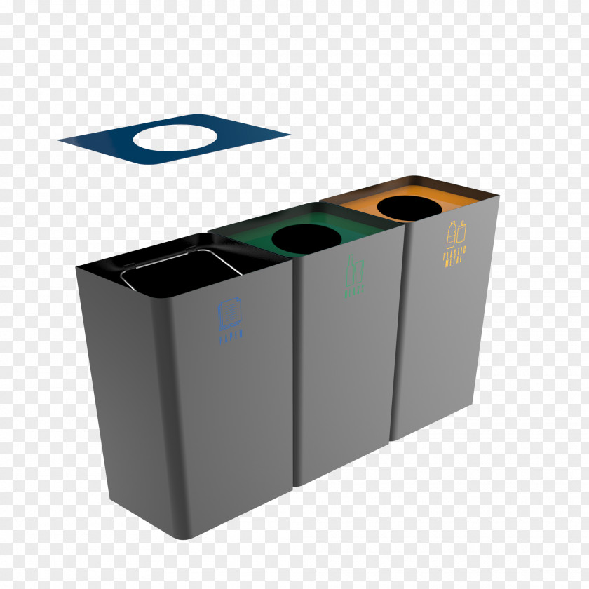 Modern Pattern Recycling Bin Plastic Rubbish Bins & Waste Paper Baskets Material PNG