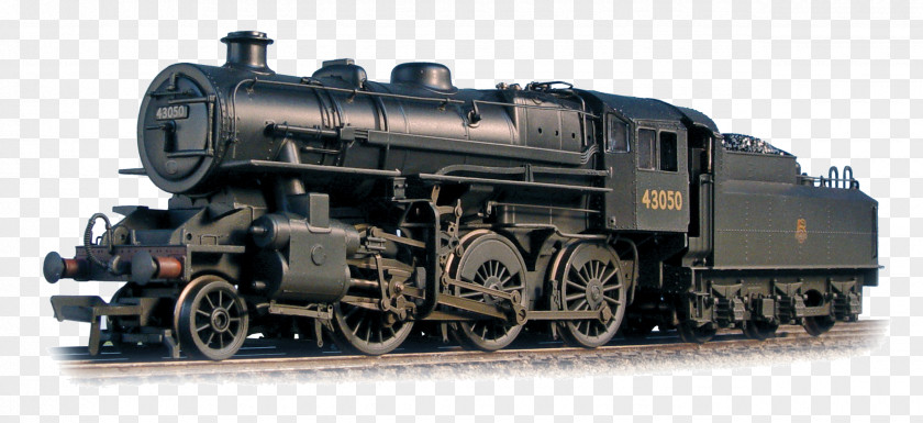 Train Steam Engine Locomotive LMS Ivatt Class 4 2 2-6-0 PNG