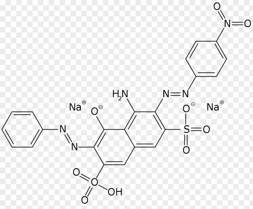 Amido Black 10b 10B Staining Azo Compound 1-naphthol-8-amino-3,6-disulfonic Acid Amino PNG