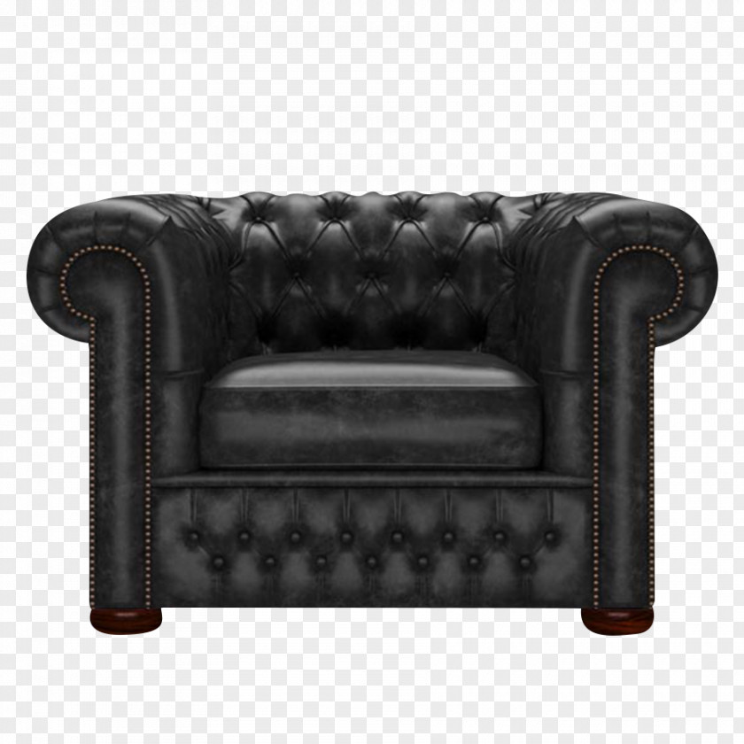 Black Mulberry Club Chair Couch Loveseat Angle PNG