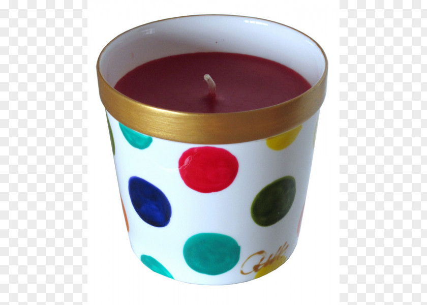 Hand Painted Gift Box Mug Candle Wax Lid Cup PNG