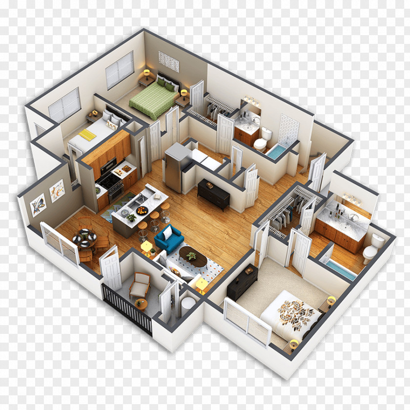 House Parkway Terraces Premier Apartment Residences Floor Plan PNG