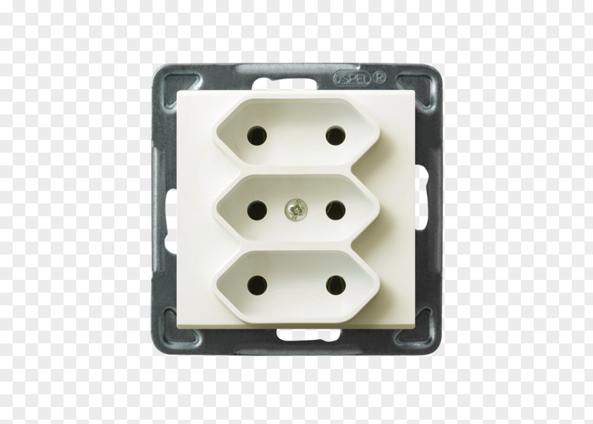 Ospel S.A. Television White AC Power Plugs And Sockets Disjoncteur à Haute Tension PNG