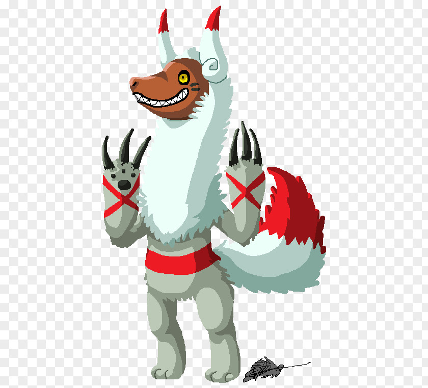 Wolf Spirit Vertebrate Mascot Legendary Creature Clip Art PNG