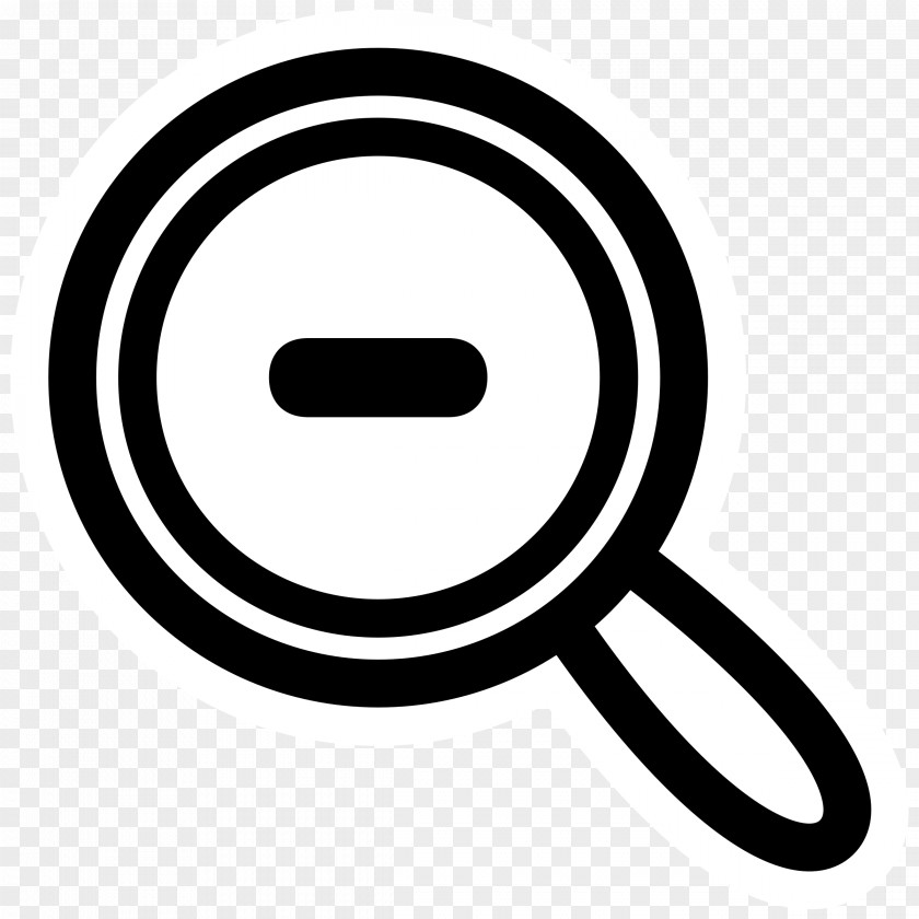 99 Minus 50 Magnifying Glass Zoom Lens Clip Art PNG