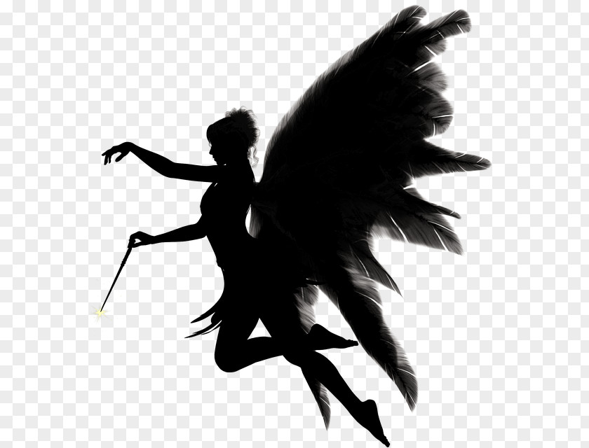 Angel Silhouette Clip Art PNG