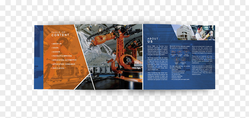 Company Profile Design Graphic KUKA Brochure PNG