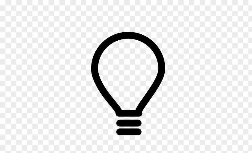 Light Bulb Symbol IOS 7 Clip Art PNG
