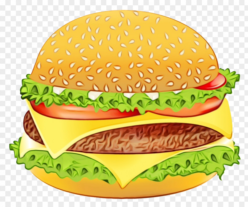 Processed Cheese Patty Junk Food Cartoon PNG