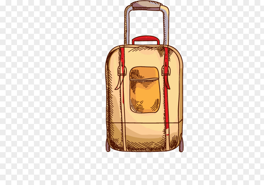 Suitcase Travel Cartoon PNG