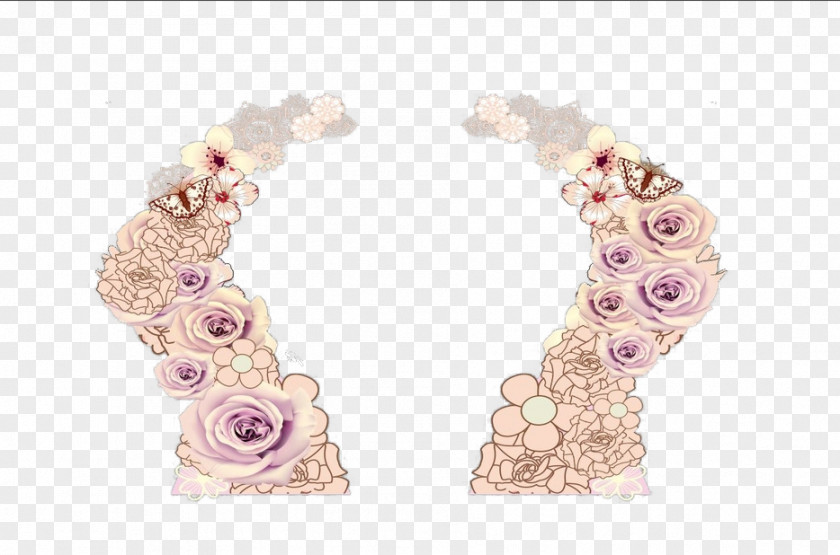 Wedding Flower Door PNG