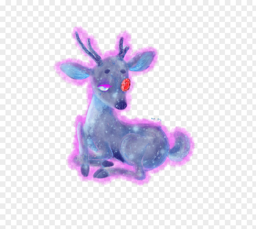 Galexy Reindeer Digital Art Bowers & Wilkins Color Antler PNG