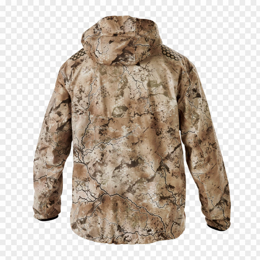 Jacket Back Fur Clothing Camouflage PNG