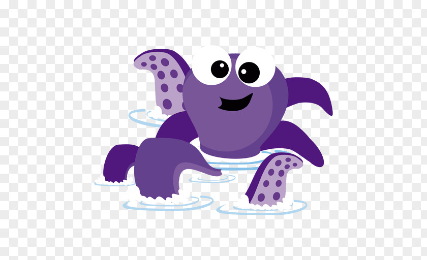 Cartoon Octopus Clip Art PNG