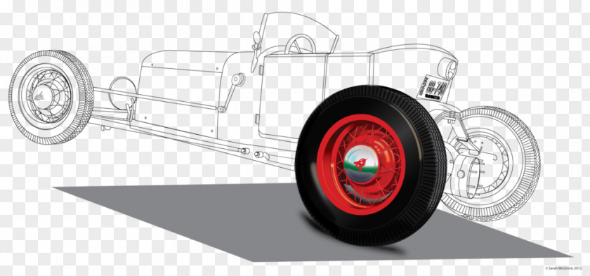 Hot Rod Tire Car Wheel Automotive Design PNG
