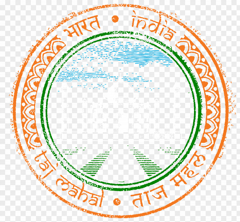 India Stamp Transparent Clip Art Image PNG