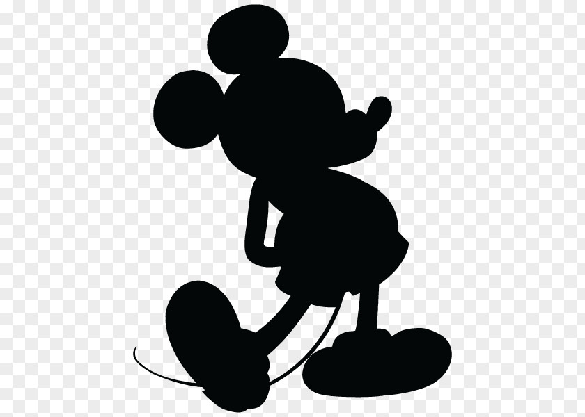 Silhouette Mickey Mouse Minnie Clip Art PNG