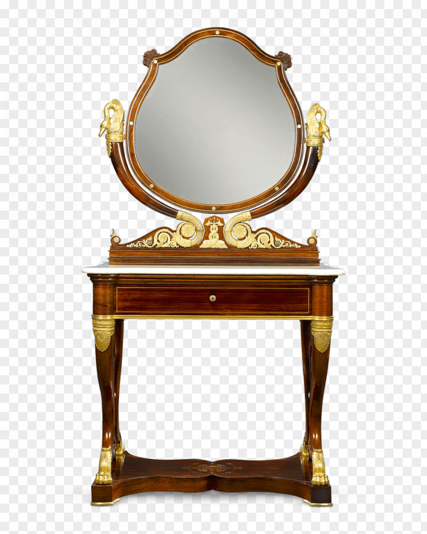 Table Antique Furniture Oval M PNG