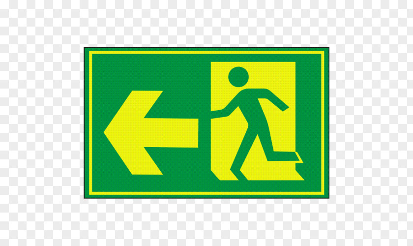 Arrow Exit Sign Emergency Adhesive Business PNG