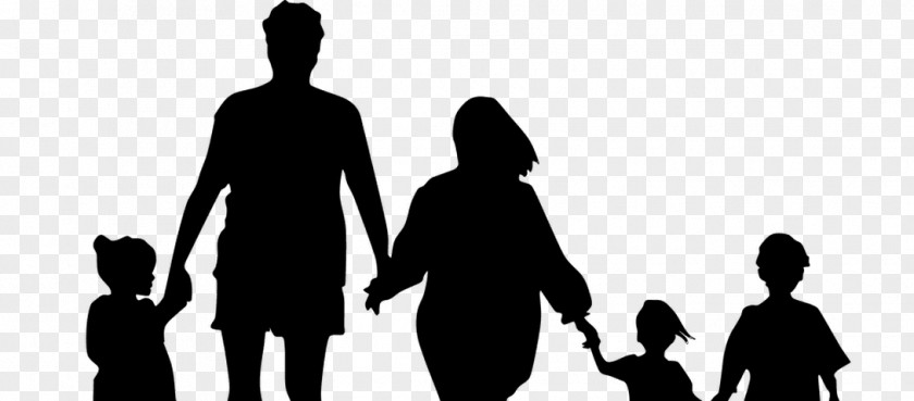 Dads Border Daughter Holding Hands Clip Art Silhouette Family PNG