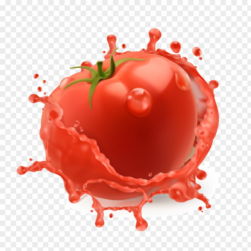 Red Fresh Squeezed Tomato Juice Royalty-free PNG