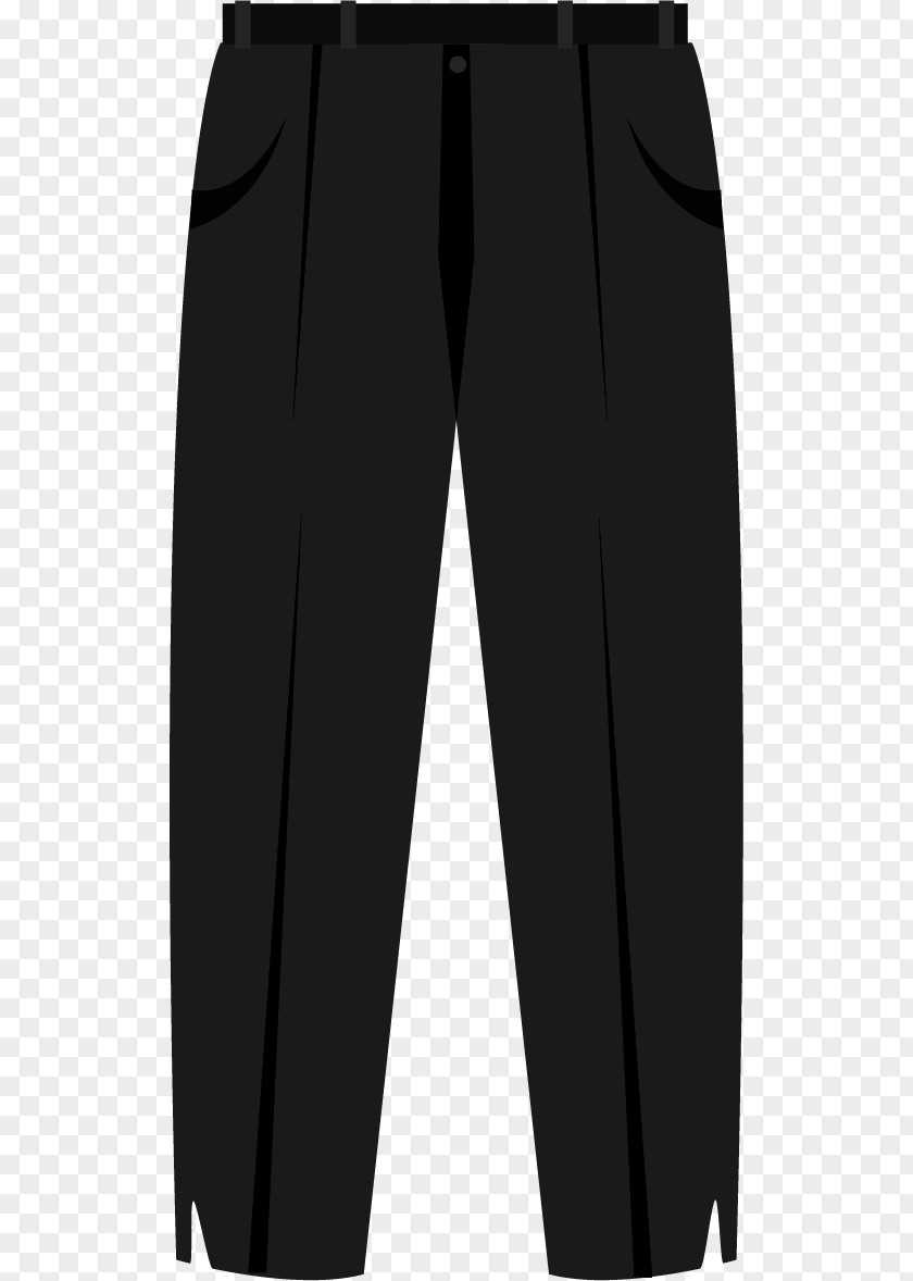 Pants Suit Black White Trousers PNG