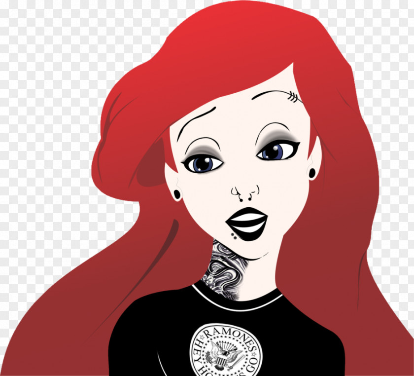 Punk Ariel Disney Princess Princesas The Walt Company Rock PNG