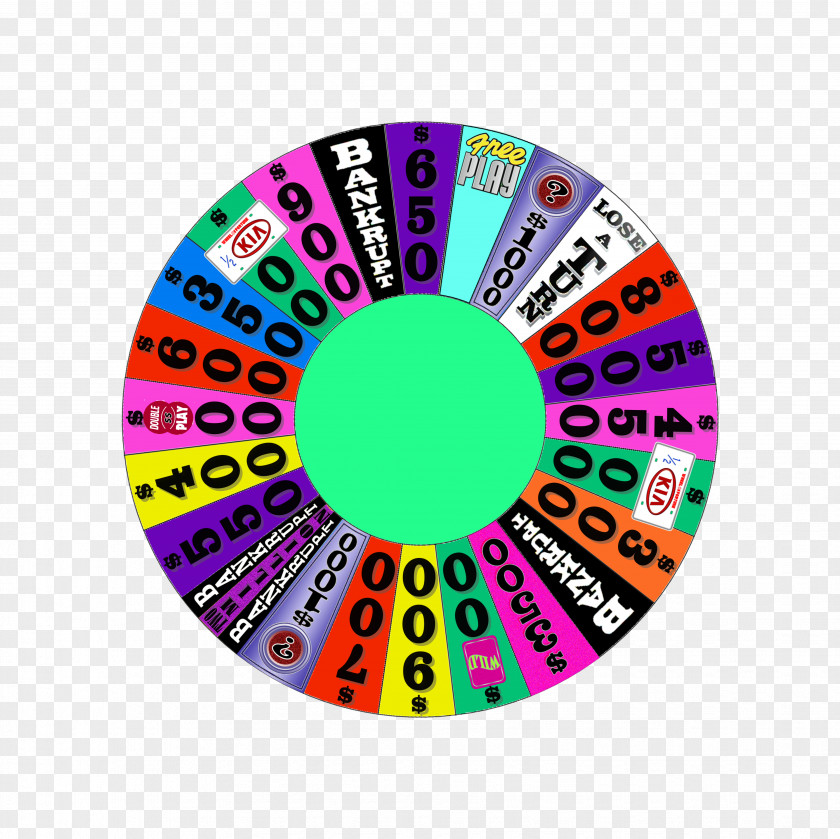 Season 30 FontWheel Of Fortune Spinning The Wheel Circle Amazing Race PNG