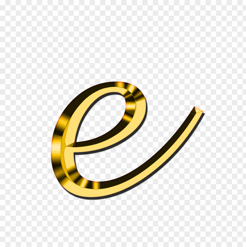 Small Letter E PNG E, gold letter e clipart PNG