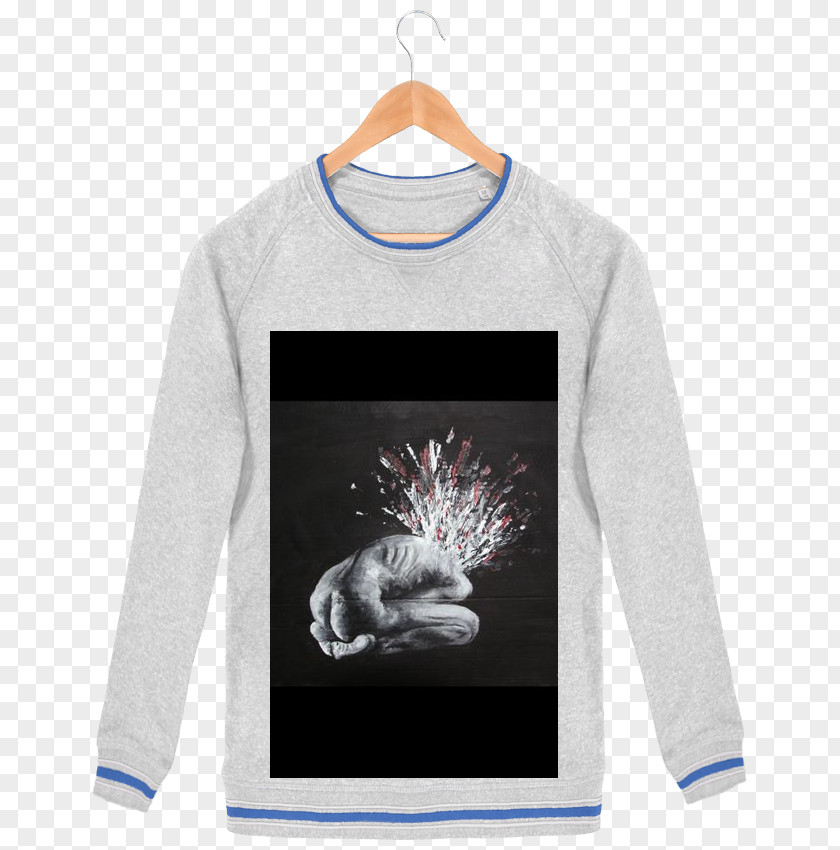 T-shirt Sleeve Bluza Sweater Collar PNG