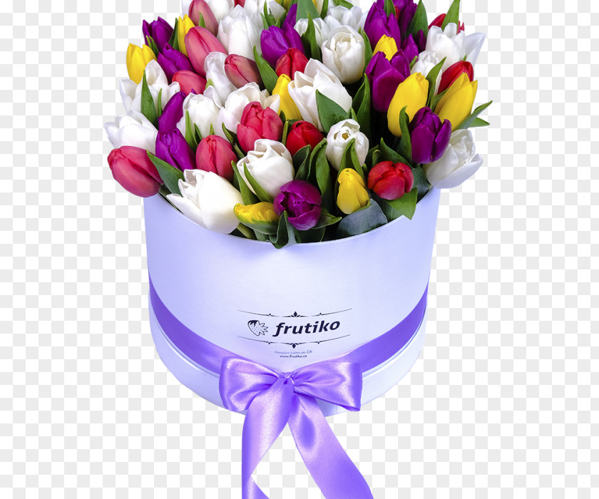 Tulip Cut Flowers Flower Bouquet Box PNG