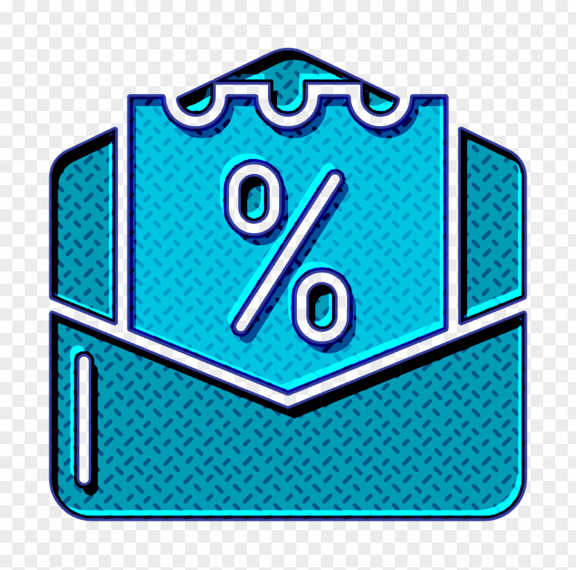 Electric Blue Turquoise Buy Icon Discount Message PNG